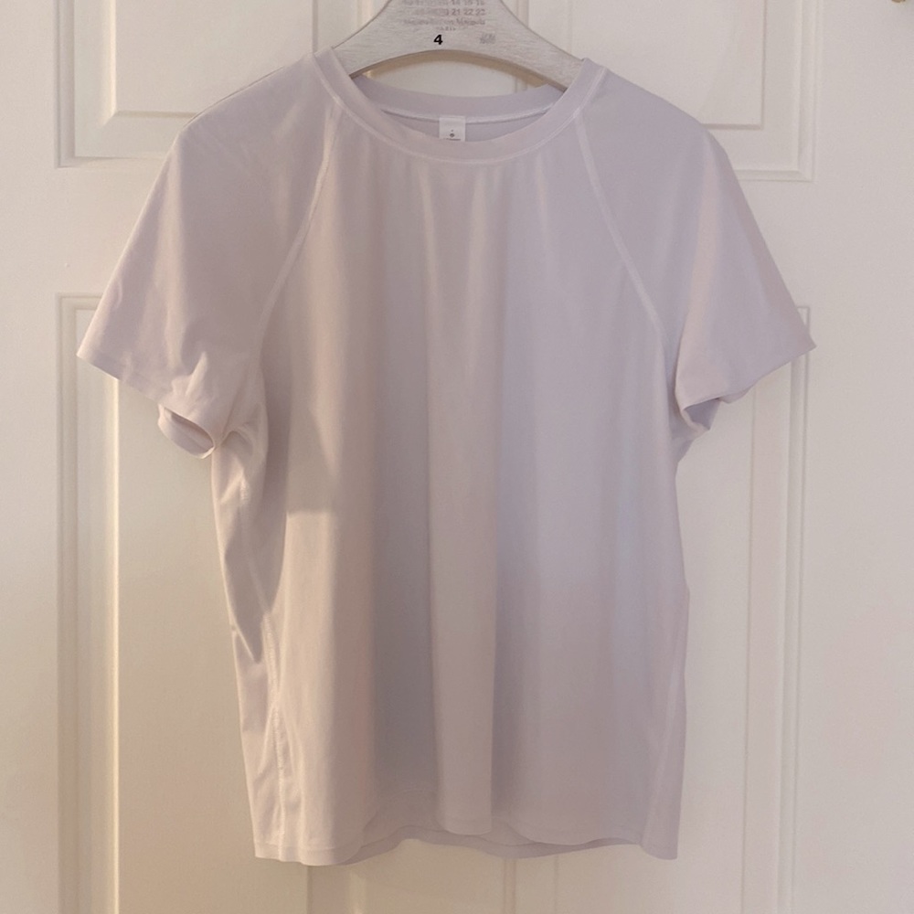 Lululemon white/grey athletic top